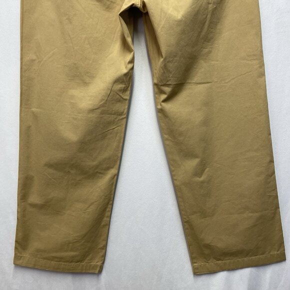 J.Crew High-Rise Wide Leg Khaki Chino Pants Women Size 29 Beige Flat Front New - Picture 15 of 16